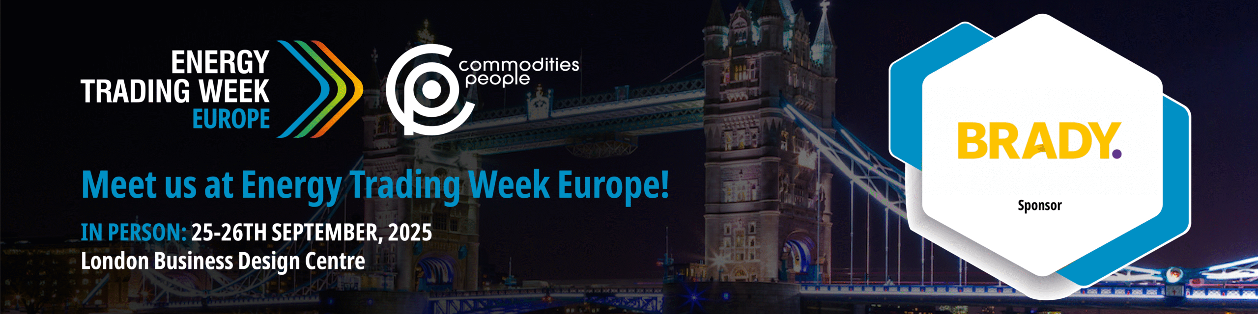 Brady at Energy Trading week